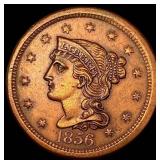 1856 Braided Hair Large Cent CLOSELY UNCIRCULATED