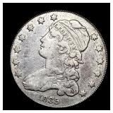 1835 Capped Bust Silver Quarter LIGHTLY  CIRCULAT