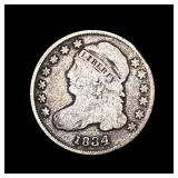 1834 Capped Bust Dime NICELY CIRCULATED
