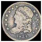 1834 Capped Bust Half Dime NICELY CIRCULATED