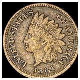 1864 Bronze Indian Head Cent LIGHTLY CIRCULATED