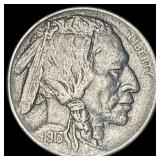 1913-S Buffalo Nickel Type 1 CLOSELY UNCIRCULATED