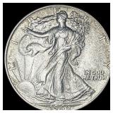 1946 Silver Walking Liberty Half Dollar CHOICE AU