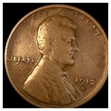 1912-S Lincoln Wheat Cent NICELY CIRCULATED
