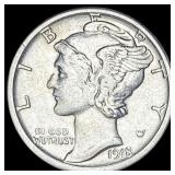 1918-S Silver Mercury Dime CLOSELY UNCIRCULATED