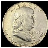 1949 Franklin Silver Half Dollar UNCIRCULATED