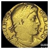 Valens, 364-378 Gold Solidus Antioch LIGHTLY CIRC