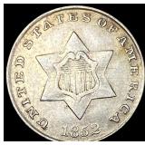 1852 Silver Three-Cent Piece CLOSELY UNCIRCULATED