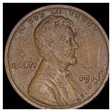 1914-D Lincoln Wheat Cent LIGHTLY CIRCULATED