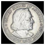 1893 Silver Columbian Half Dollar CLOSELY UNCIRCUL