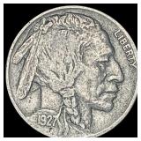 1927-D Nickel Five Cents Buffalo NEARLY UNCIRCULAT
