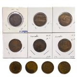 [10 Coins] 1913 Canada 1 Cent