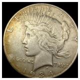 1934 Peace Silver Dollar NEARLY UNCIRCULATED