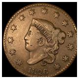1826 Coronet Head Large Cent LIGHTLY CIRCULATED