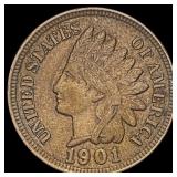 1901 Indian Head Cent CLOSELY UNCIRCULATED