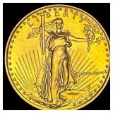 1/10 oz Gold 1986 American Eagle $5 SUPERB GEM BU