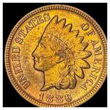 1886 Indian Head Cent CLOSELY UNCIRCULATED