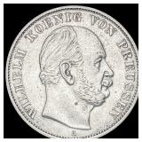 1871-A Silver Siegesthaler Prussia NEARLY UNCIRCUL
