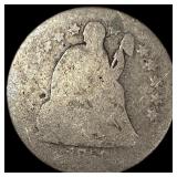 1840-1859 Seated Liberty Dime (No Stars) NICELY CI