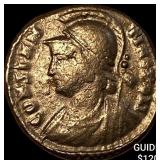 Roman Constantinian 330-340 AD BI Nummus UNCIRCUL