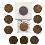 [10 Coins] 1912 Canada 1 Cent