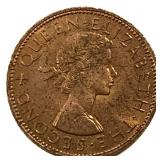 1916 New Zealand Elizabeth II Penny