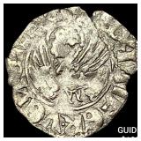 [2]14-15th Cent. Venetian SIlver Tornesello NEARLY