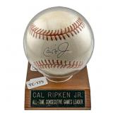 Carl Ripken SIgned Baseball w/ Certificate