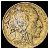 1913-D Buffalo Nickel Type 2 CHOICE AU
