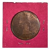 1963 New Zealand Elizabeth II Penny
