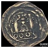 900-1200 AD Medieval Bohemia Silver Bracteate NEAR