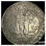 1639 HS Brunswick Silver Taler NEARLY UNCIRCULATED