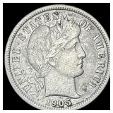 1905-O Silver Barber Dime LIGHTLY CIRCULATED