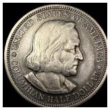 1893 Silver Columbian Half Dollar LIGHTLY CIRCULAT