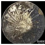 1890Mo AM Mexico Silver 8 Reales NEARLY UNCIRCULAT