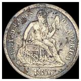 1876-CC Silver Seated Liberty Dime HIGH GRADE