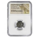 West Roman Honorius, AD 393-423 AE3 Nummus NGC