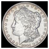 1904-O Silver Morgan Dollar CHOICE AU