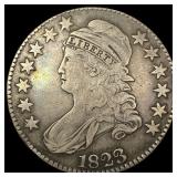 1823 Capped Bust Half Dollar LIGHTLY CIRCULATED