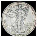 1935-S Silver Walking Liberty Half Dollar CLOSELY