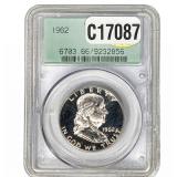 1962 CAC Franklin Half Dollar PCGS PR66