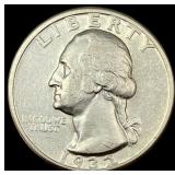 1932-D Silver Washington Quarter CLOSELY UNCIRCULA