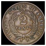 1869 Copper 2 Cents CLOSELY UNCIRCULATED