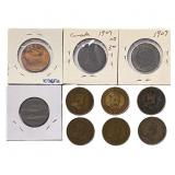 [10 Coins] 1907 Canada 1 Cent