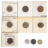 [10 Coins] 1939-1970 Iceland Coin Lot