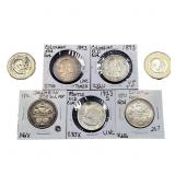 [7 Coins]1893-1952 U.S Commemorative Half Dollar L