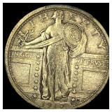 1917-M Type 1 Standing Liberty Quarter NEARLY UNCI
