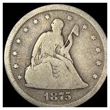 1875-S Silver Twenty Cents NICELY CIRCULATED