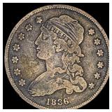 1836 Capped Bust Silver Quarter NICELY CIRCULATED