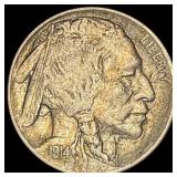 1914-D Buffalo Nickel CLOSELY UNCIRCULATED